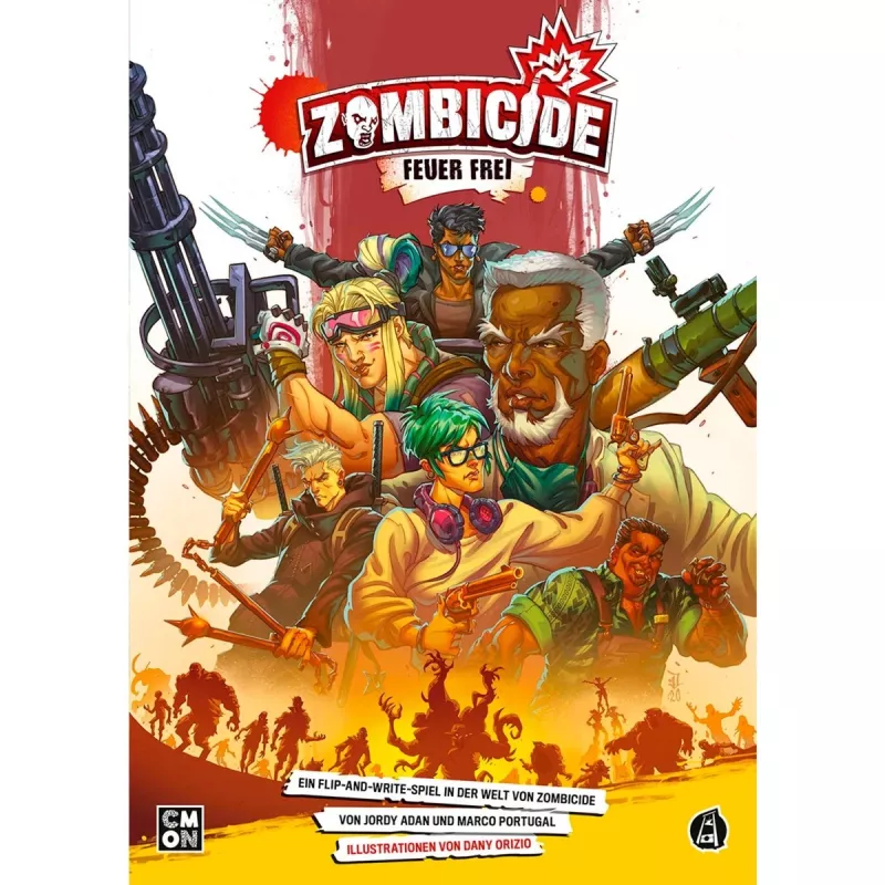 Zombicide Feuer Frei familiespel