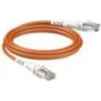 Patchsee ThePATCHCORD RJ45-patchkabel Cat. 6A, U/UTP, extra dun, oranje, 0,15 m (TPC-OR-U/0.5)