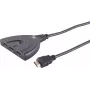 HDMI-switch ShiverPeaks 05-02001 — 3 ingangen, 1 uitgang, 4K2K-ondersteuning