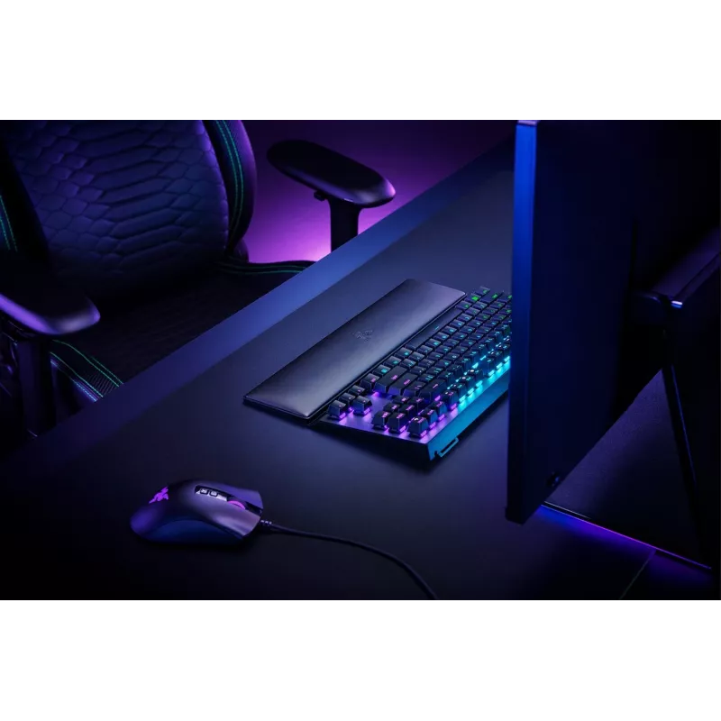 Handpalmsteun Razer RC21-01710100-R3M1 — kunstleer, memory foam, 356 mm × 8,9 mm, zwart