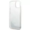 Karl Lagerfeld KLHCP14MLMNMS iPhone 14 Plus 6.7 hardcase zilver / zilver Liquid Glitter Monogram