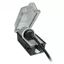Stopcontact Bachmann 924.349 zwart transparant
