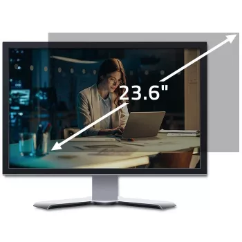 Beeldscherm-privacyfilter Qoltec 51058 59,9 cm (23,6 inch) monitor