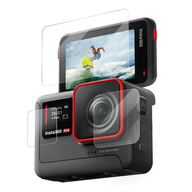 Tempered Glass Screen Protector Telesin S6-FLM-02-TIS voor Insta360 Ace Pro Ace — model S6-FLM-02-TIS