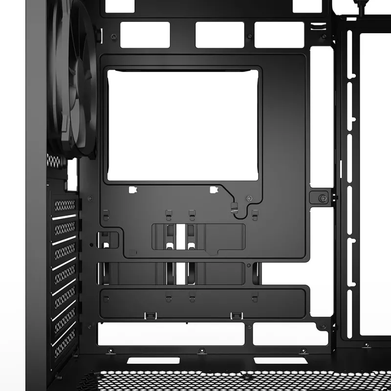 Sharkoon AK4 RGB STRIP midi tower zwart