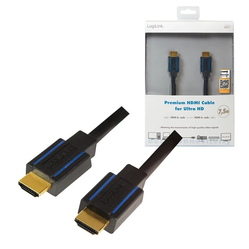 HDMI-kabel LogiLink CHB007 7,5 m