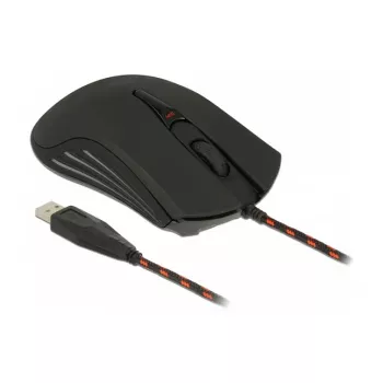 Gaming-muis DeLOCK 12531 ambidexter USB Type-A optisch 4800 DPI