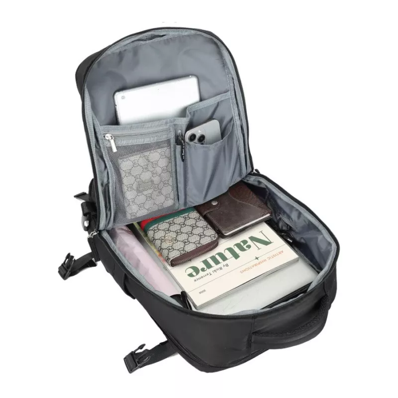 NOVEEN CTB400 handbagage-reisrugzak, 40x20x25 cm, zwart
