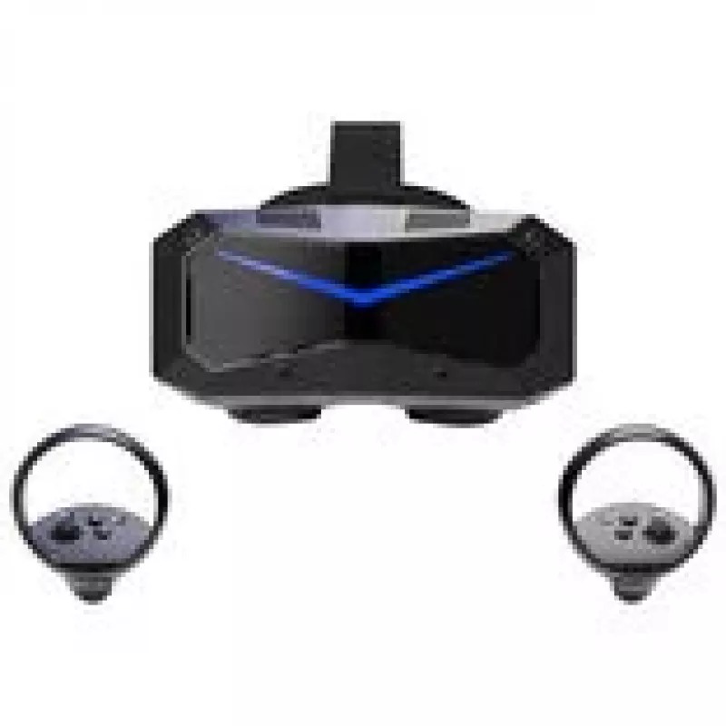 Pimax Crystal Super Ultrawide VR-headset + DMAS-hoofdtelefoon bundel - zwart