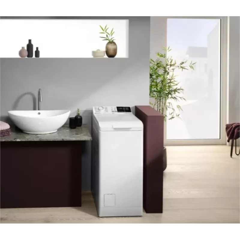 Toplader wasmachine Electrolux EW6TN4062P, 6 kg, 1000 toeren/min, 40 L/cyclus, 890x400x600 mm, wit