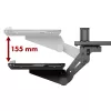 Maclean toetsenbordhouder onder tafel, verstelbaar, max. 5 kg, zwart, MC-156 B