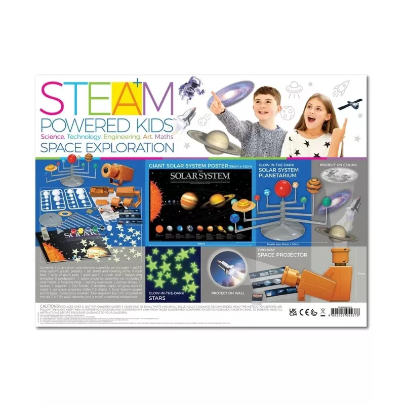 Leerset 4m Space Exploration 5537 – praktische STEM-leerset voor het bouwen van ruimtevaartprojecten