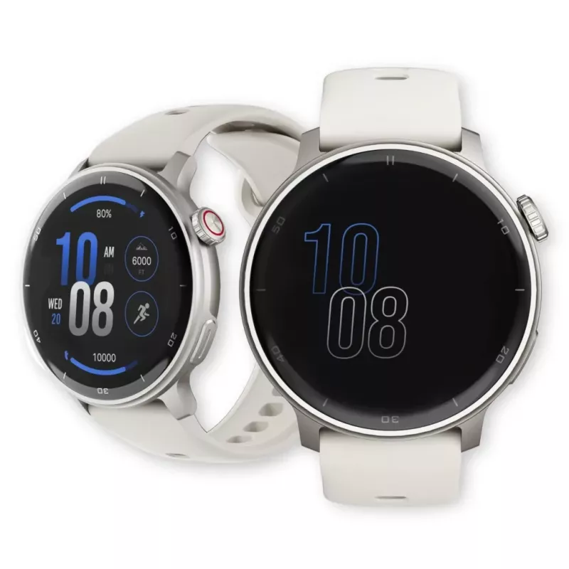 Smartwatch Stelio Activ GPS 46 mm zilver STSWA101SR, GPS, 46 mm behuizing
