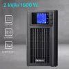 UPS QOLTEC Pure Sine Wave 2kVA 1600W met AVR en LCD-display