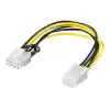 Wentronic Goobay interne pc-stroomkabel - PCI Express 6-polig bus > PCI Express 8-polig bus (93635)