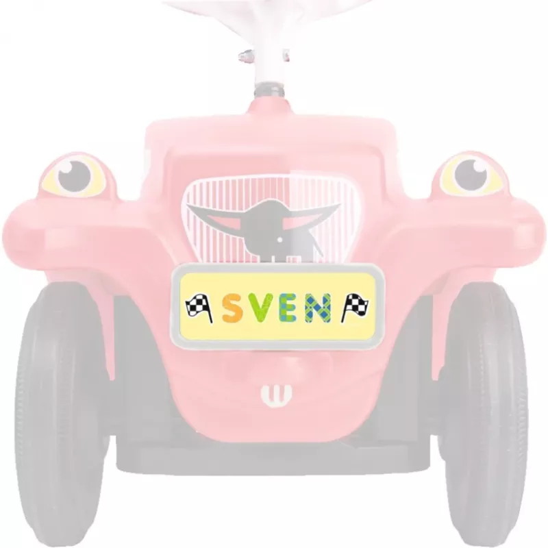 Schommel-/glijauto-accessoire Simba-Dickie BIG 800056486, geel, voor kinderen van 1–7 jaar
