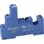 FINDER FIN 97.01 - relaissokkel voor: FIN 46.61 / 86.30, blauw (9701)