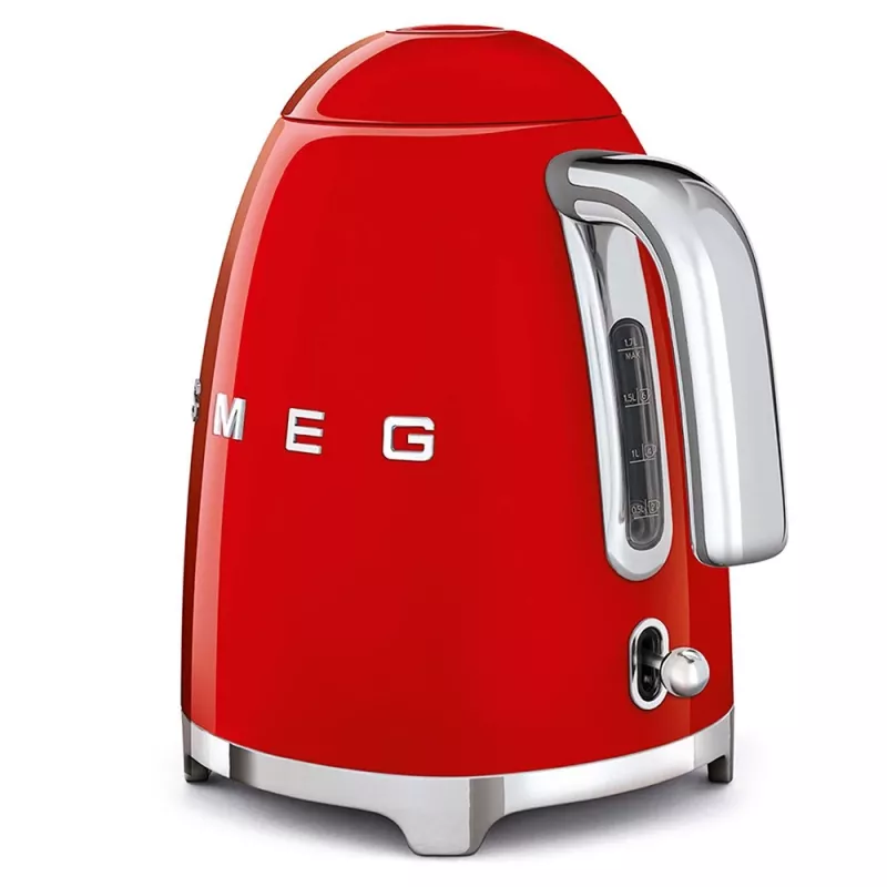 Elektrische waterkoker Smeg 1,7 l 2400 W rood