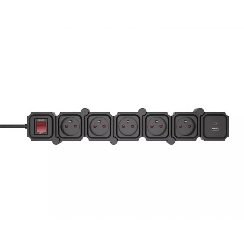 Stekkerdoos TB Energy Power Strip 1,5 m — 1,5 m kabel, meerdere stopcontacten