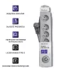 Overspanningsbeveiliging Qoltec 50270 grijs 5 AC-stopcontacten 230V