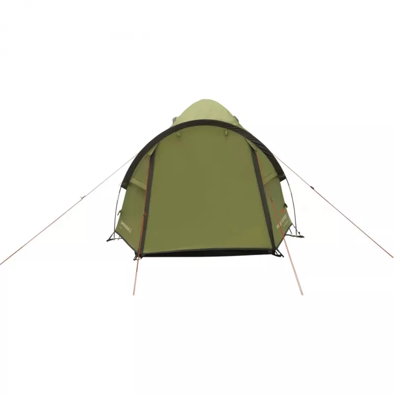Easy Camp Setesdal 2 koepeltent (olijfgroen, met tunnelvoorluifel, model 2025)