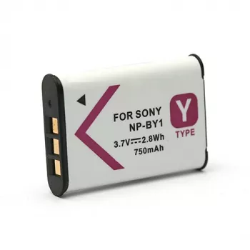 Batterij extra digital NP-BY1 640mAh oplaadbaar lithium-ion voor draagbare apparaten
