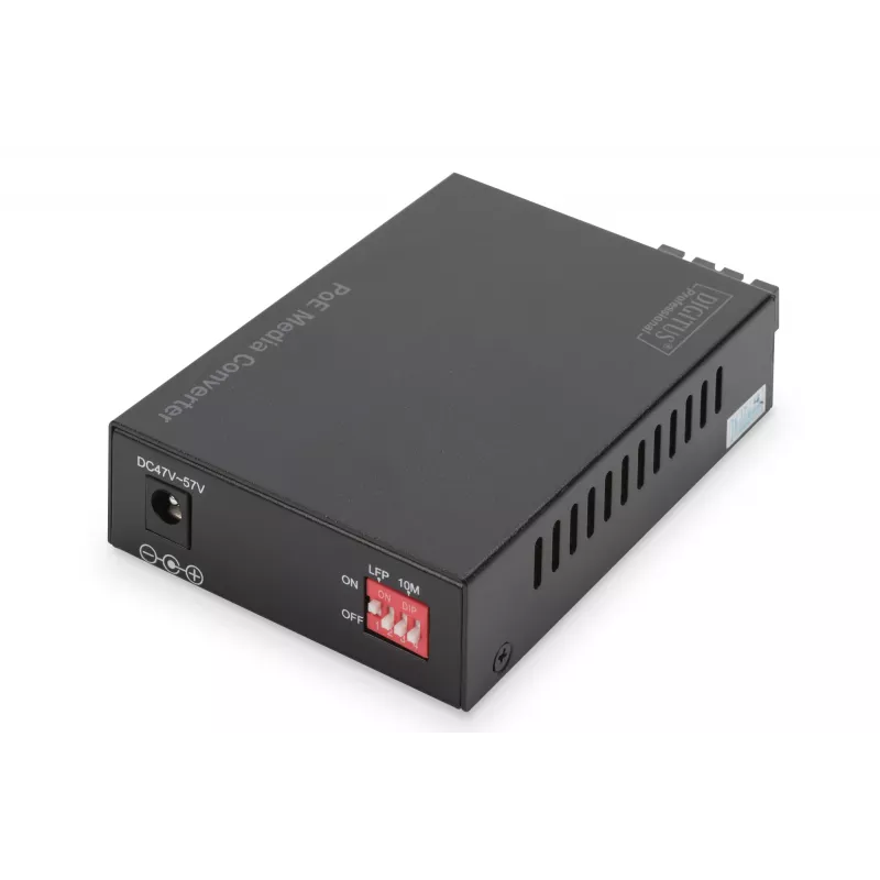 Digitus Gigabit PoE-mediaconverter, RJ45 / SC, MM, PSE