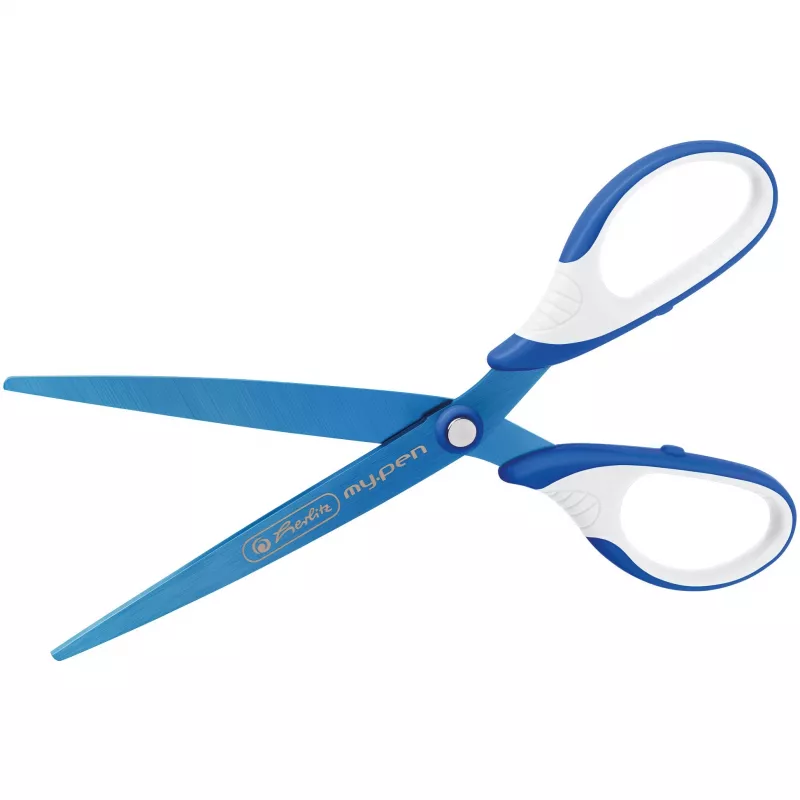 Enkele pen Herlitz my.pen Straight Cut Blauw Wit