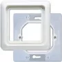 Afdekraam voor wandschakelaar JUNG CD 681 WU WW wit thermoplast voor modulaire ramen