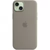 Silicone hoesje Apple iPhone 15 Plus MagSafe Clay Cover
