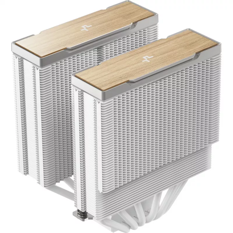 DeepCool AK620 G2 WH processor-luchtkoeler, 120-mm-ventilator, ondersteunt LGA1700/1200/115x en AM4/AM5, wit