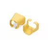DIGITUS - kabelclips met kleurcodering - voor patchkabels - geel (verpakking van 100) (A-CC-Y)