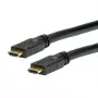 VALUE - HDMI met ethernetkabel - HDMI (M) naar HDMI (M) - 20 m - afgeschermd - zwart - 4K-ondersteuning