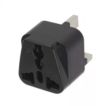 Adapter verloopstekker van UK naar EU met zekering 13A