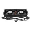 Koelventilator Extralink 2 FANS ROOF COOLING UNIT 220V AC zwart metaal