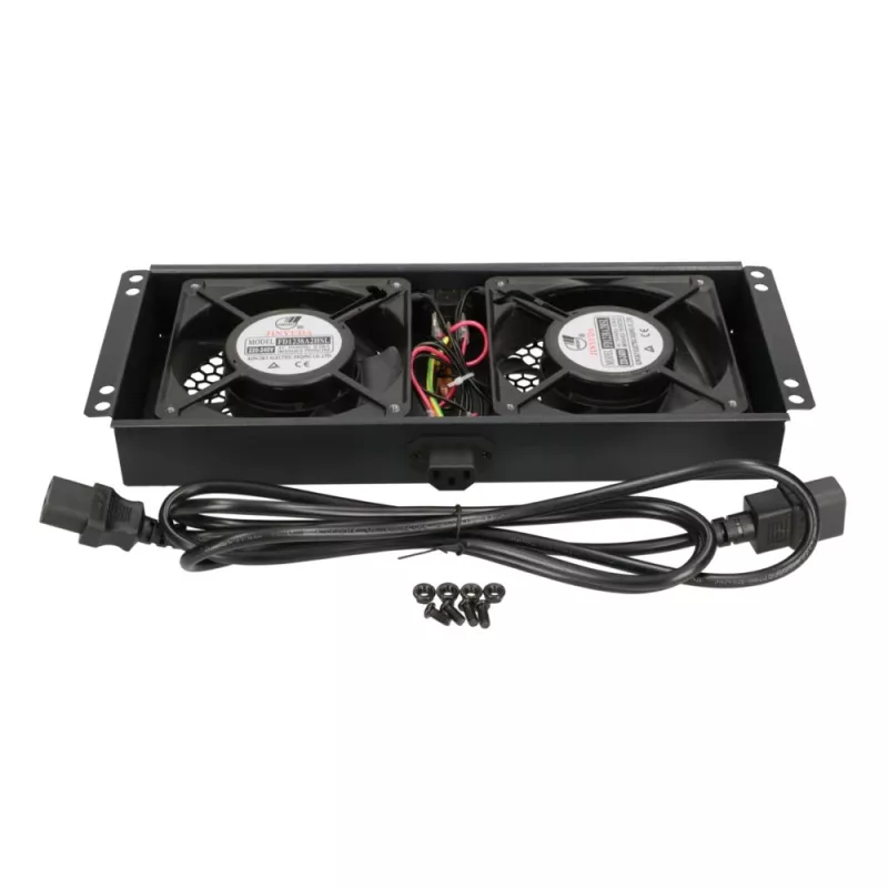 Koelventilator Extralink 2 FANS ROOF COOLING UNIT 220V AC zwart metaal