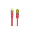 Netwerkkabel Lanberg PATCHCORD KAT.6A S/FTP LSZH CU 0,5M rood