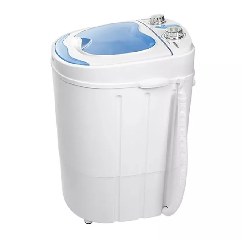 Bovenlader wasmachine Mesko MS 8053 — 3 kg capaciteit, 360×370×530 mm, blauw/wit