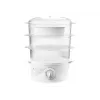 Stoomkoker Adler AD 633 3 manden vrijstaand 800 W wit