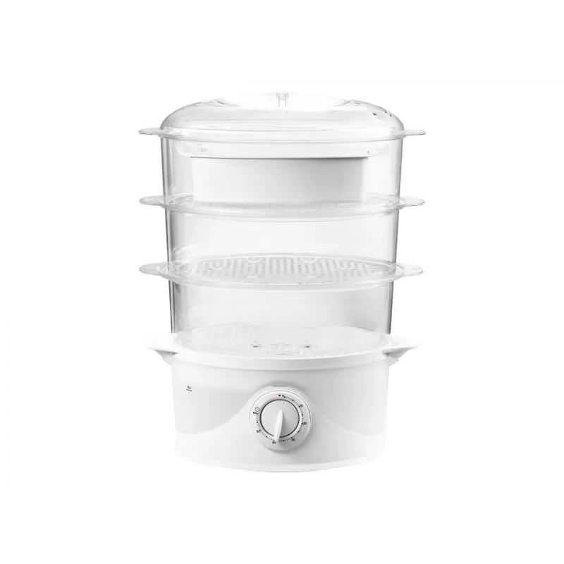 Stoomkoker Adler AD 633 3 manden vrijstaand 800 W wit
