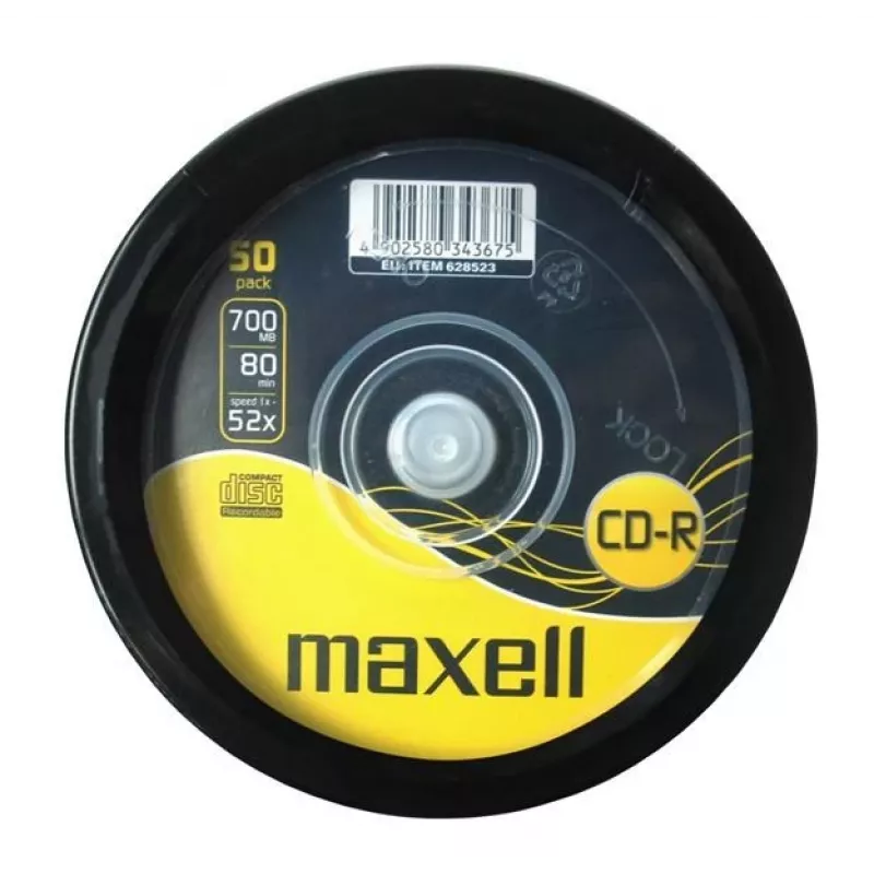 Maxell MAX27051 onbeschreven CD CD-R 700 MB 52x 50 st.
