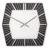 NeXtime wandklok 8128zw Hexagon, 43x43 cm, wit
