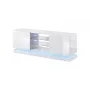 Cama Meble QIU 160 tv-kast, MDF, wit hoogglans