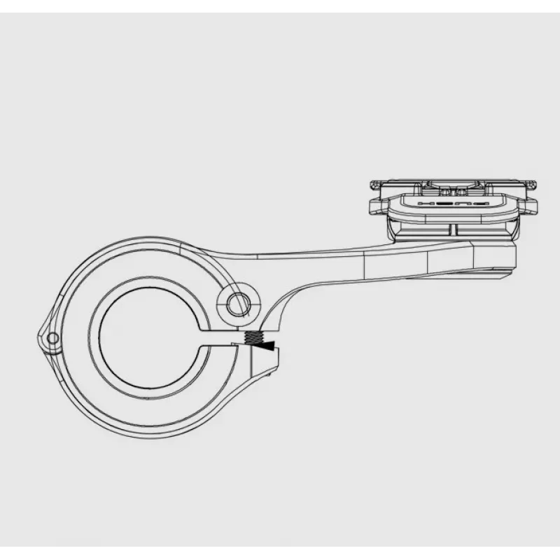 Quad Lock fietsstuurhouder, zwart