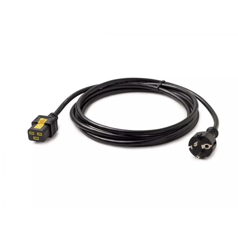 APC netsnoer, vergrendelbare C19 naar CEE/7 Schuko, 3,0 m