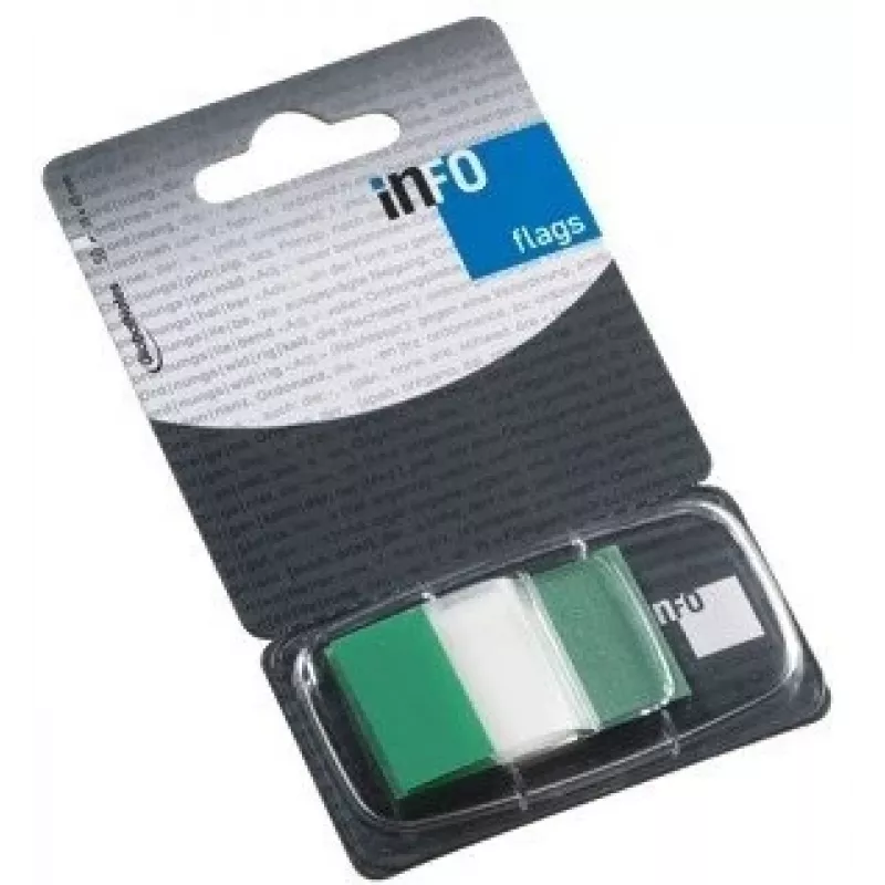 Plaknotitie-index Niet opgegeven Global Notes 0718-204 25×43 mm groen
