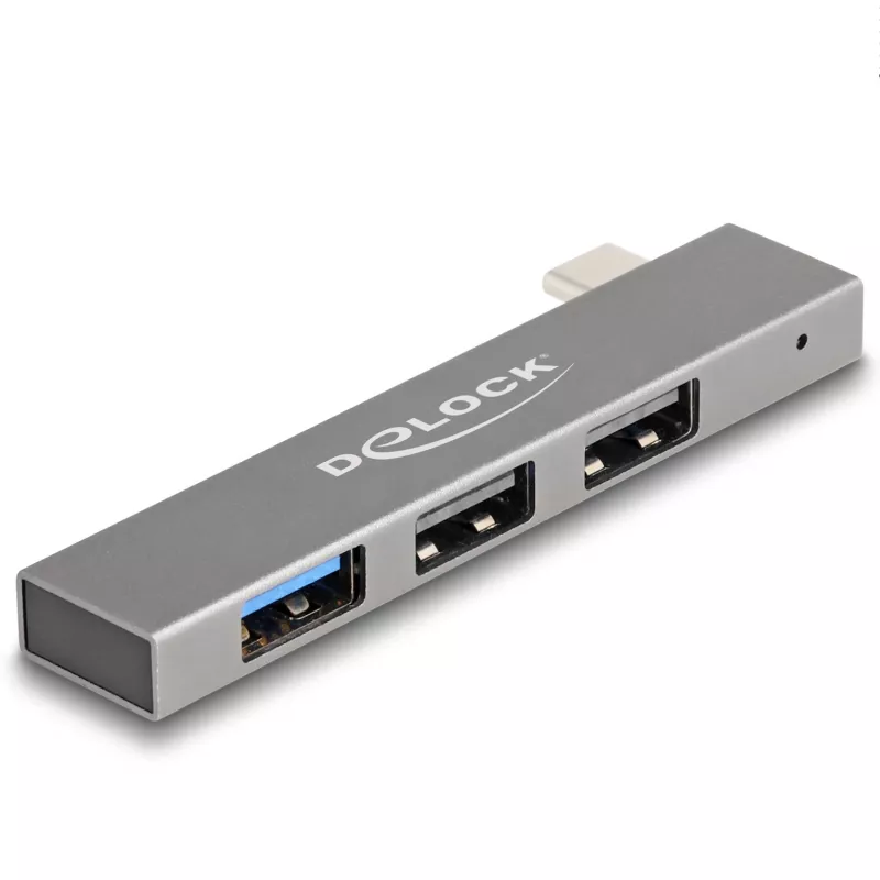 DeLOCK 3-poorts slanke USB-hub USB Type-C 10 Gbps 2 x USB 2.0