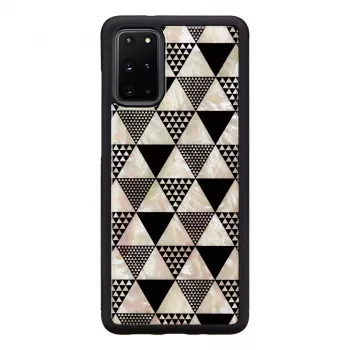 Hoes iKins voor Samsung Galaxy S20+ — zwart piramidedesign