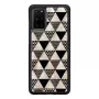 Hoes iKins voor Samsung Galaxy S20+ — zwart piramidedesign