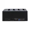 Delock USB 3.0 dockingstation voor 4 x SATA HDD / SSD met kloonfunctie (64063)